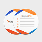 Carte de visite ronde